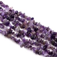 Gemstone Chips Amethyst irregular polished DIY purple Sold By Strand