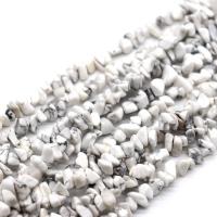 Gemstone Chips Howlite irregular Sold By Strand