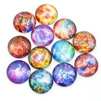 Crystal Cabochoner, Krystal, epoxy sticker, flere farver til valg, 10mm, Solgt af PC