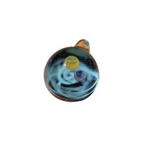 Fashion Lampwork Medálok, több színt a választás, 32mm, Által értékesített PC