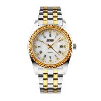 Fir Wrist Watch, Sinc Alloy, le Cruach dhosmálta, plátáilte, Uisce saoil resistant & unisex & le rhinestone, dathanna níos mó le haghaidh rogha, 36*46*11mm,31*39*11mm, Díolta De réir PC