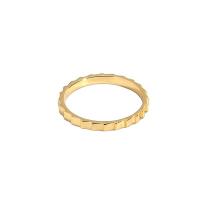 Messing Fingerring, goldfarben plattiert, verschiedene Größen vorhanden & für Frau, 16.50mm, verkauft von PC