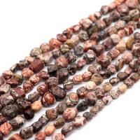 Leopard Skin Jasper Beads Leopard Skin Stone irregular polished DIY Sold By Strand