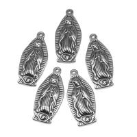 Stainless Steel Pendants silver color plated Approx Sold By Bag