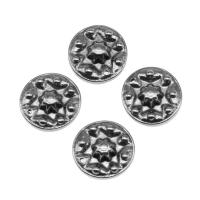 Stainless Steel Pendants Round silver color plated Approx Sold By Bag