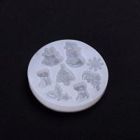 ENSEMBLE de moules époxy DE DIY, silicone, Rond, Placage, durable, transparent, 68x10mm, 20PC/lot, Vendu par lot