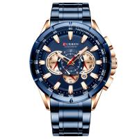 Reloj de Pulsera para Hombre, aleación de zinc, chapado, Ajustable & multifuncional & impermeable, más colores para la opción, libre de níquel, plomo & cadmio, 240x24x48mm, Vendido por UD