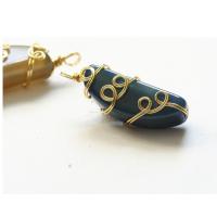 Ciondoli gioielli in Agata, agate, gioielli di moda & DIY, nessuno, 52x18mm, Venduto da PC