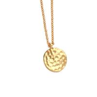 Collana in ottone, with 1.18 inch extender chain, placcato color oro, per la donna, 12mm, Venduto per Appross. 15.74 pollice filo