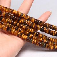 Tiger Eye Gyöngyök, Lapos kerek, csiszolt, DIY & különböző méretű a választás, Által értékesített Strand