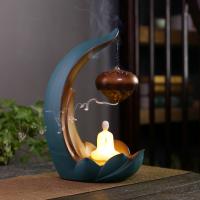 Backflow Incense Burner Porcelain plated for home and office & durable Sold By PC