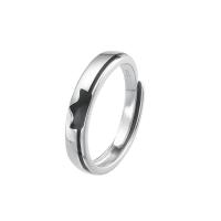 Couple Finger Rings 925 Sterling Silver plated Adjustable & open Sold By PC