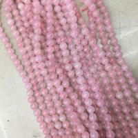 Natuurlijke Rose Quartz parels, Rozenkwarts, Ronde, gepolijst, DIY & verschillende grootte voor keus, roze, 20strengen/Bag, Verkocht door Bag