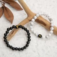 Gemstone Armbånd, Agate, mode smykker & Unisex, flere farver til valg, 160x8mm, Solgt Per Ca. 6.3 inch Strand