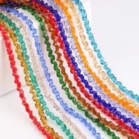 Grânulos de cristal, banhado, DIY & facetada, mais cores para a escolha, 6mm, 100PCs/Strand, vendido por Strand