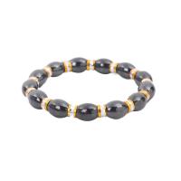 Pulsera de joyería magnética, Hematite, con aleación de zinc, Ajustable & unisexo, más colores para la opción, 109mm, Vendido para aproximado 7.5 Inch Sarta