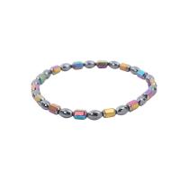 Fashion Jewelry Anklet, Hématite, Réglable & bijoux de mode & unisexe, multicolore, 230mm, Vendu par Environ 9.1 pouce brin