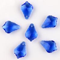 Fashion Glass Beads Maple Leaf polished DIY Sold By Bag