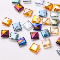 Contas de cristal de rhombus, vidro, banhado, DIY, Mais cores pare escolha, 8mm, 100PCs/Strand, vendido por Strand