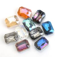 Fashion Glazen kralen, Glas, Rechthoek, plated, DIY, meer kleuren voor de keuze, 13x18mm, 10pC's/Bag, Verkocht door Bag