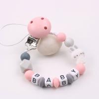 Pacifier houder, Silicone, Onregelmatige, meer kleuren voor de keuze, 290x14mm, Verkocht door Strand