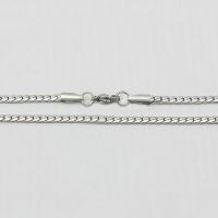 Rozsdamentes acél lánc nyaklánc, Stainless Steel, galvanizált, különböző méretű a választás, az eredeti szín, 4.50x3mm, 10Strands/Lot, Által értékesített Lot