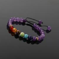 Gemstone Bracciali, Pietra naturale, gioielli di moda & unisex, nessuno, 190x8mm, Venduto per Appross. 7.5 pollice filo