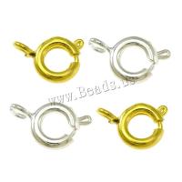 Brass jaro Ring spony, Mosaz, á, více barev na výběr, olovo a kadmium zdarma, 6x9x2mm, Otvor:Cca 1mm, 1500PC/Bag, Prodáno By Bag