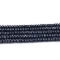 Natural Blue Goldstone Beads Blue Sandstone Abacus polished DIY blue Sold By Strand