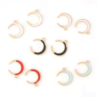 Zinc Alloy émail Pendants, alliage de zinc, Placage, DIY, plus de couleurs à choisir, 10PC/sac, Vendu par sac