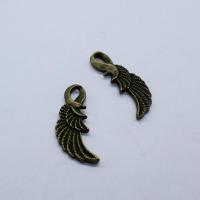 Pingentes de liga de zinco, joias de moda & DIY, cor de bronze antiga, 12*32mm, vendido por PC