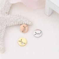 Stainless Steel Pendants 316 Stainless Steel Round plated Sold By PC