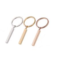 Stainless Steel Key Kapcsos, galvanizált, DIY, több színt a választás, 5PC-k/Bag, Által értékesített Bag