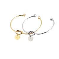 acier inoxydable bracelet manchette, Placage, pour femme, plus de couleurs à choisir, 12mm, Diamètre intérieur:Environ 60mm, Vendu par PC