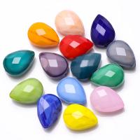 Fashion Glass Beads Teardrop polished DIY Sold By Bag