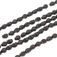 Magnetiske Hematite Beads, Magnetisk Hæmatit, Skull, Solgt af Strand