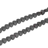 Magnetiske Hematite Beads, Magnetisk Hæmatit, Heart, Solgt af Strand