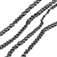 Magnetiske Hematite Beads, Magnetisk Hæmatit, Runde, poleret, 10x10x2mm, Solgt Per Ca. 16 inch Strand