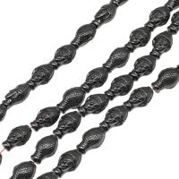 Magnetiske Hematite Beads, Magnetisk Hæmatit, poleret, facetteret, 15x7x7mm, Solgt Per Ca. 16 inch Strand