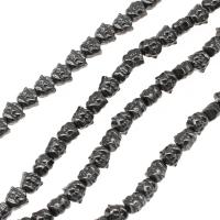 Perles hématite magnétique, poli, 8x8x5mm, Vendu par Environ 16 pouce brin