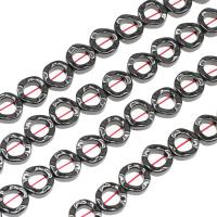 Magnetiske Hematite Beads, Magnetisk Hæmatit, Runde, poleret, 11x4mm, Solgt Per Ca. 16 inch Strand