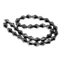 Magnetiske Hematite Beads, Magnetisk Hæmatit, Rhombus, poleret, 11x10x10mm, Solgt Per Ca. 16 inch Strand