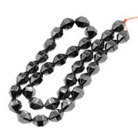 Magnetiske Hematite Beads, Magnetisk Hæmatit, Rhombus, poleret, 12x8x8mm, Solgt Per Ca. 17 inch Strand