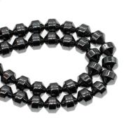 Magnetiske Hematite Beads, Magnetisk Hæmatit, Rhombus, poleret, 8x8x8mm, Solgt Per Ca. 17 inch Strand