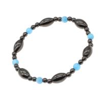 Bracciale gioielli magnetici, ematite magnetico, lucido, 10x10x4mm, Venduto per Appross. 23 cm filo