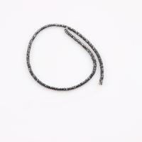 Perles hématites amagnétiques, hématite non magnétique, Rond, poli, DIY & normes différentes pour le choix & facettes, noire, Vendu par brin