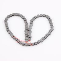 Niet-magnetische Hematiet kralen, plated, DIY, zwart, 7mm, 60pC's/Strand, Verkocht door Strand