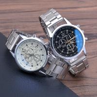 Men Wrist Watch Zinc Alloy with Glass & Stainless Steel fashion jewelry & for man nickel lead & cadmium free Sold By PC