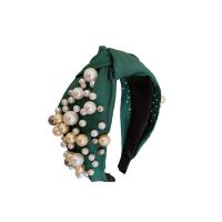 Hair Bands Cloth with Plastic Pearl for woman Sold By PC