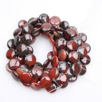 Natural Miracle Agate Beads Flat Round polished DIY Sold By Strand